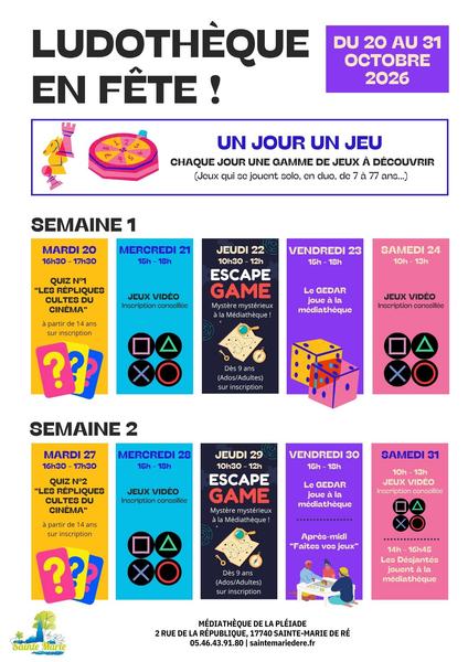 La ludothèque en fête !