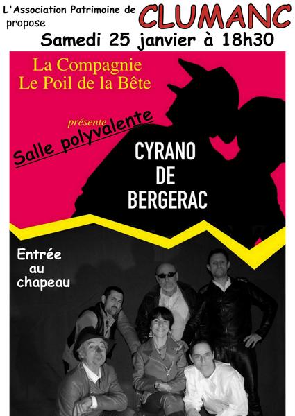 Théâtre - Cyrano de Bergerac Le 25 janv 2025