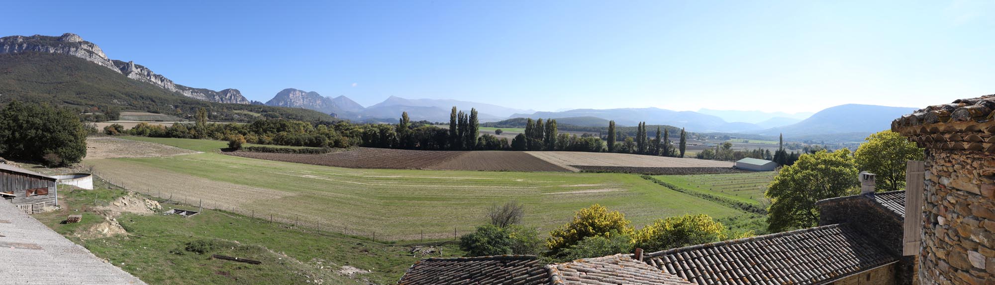 Vue depuis les chambres