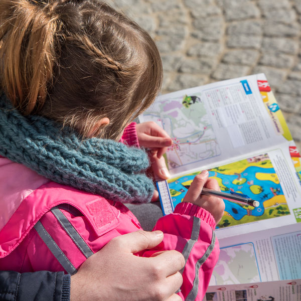 Jeu de piste toute l'année même en hiver