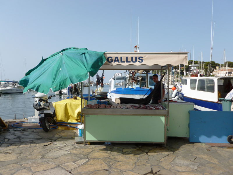 Fishermens stalls Sanary Var