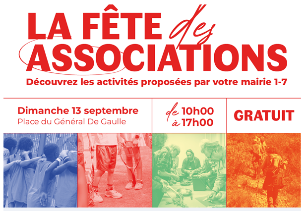 Fête des associations par la mairie des 1 et 7 arr.