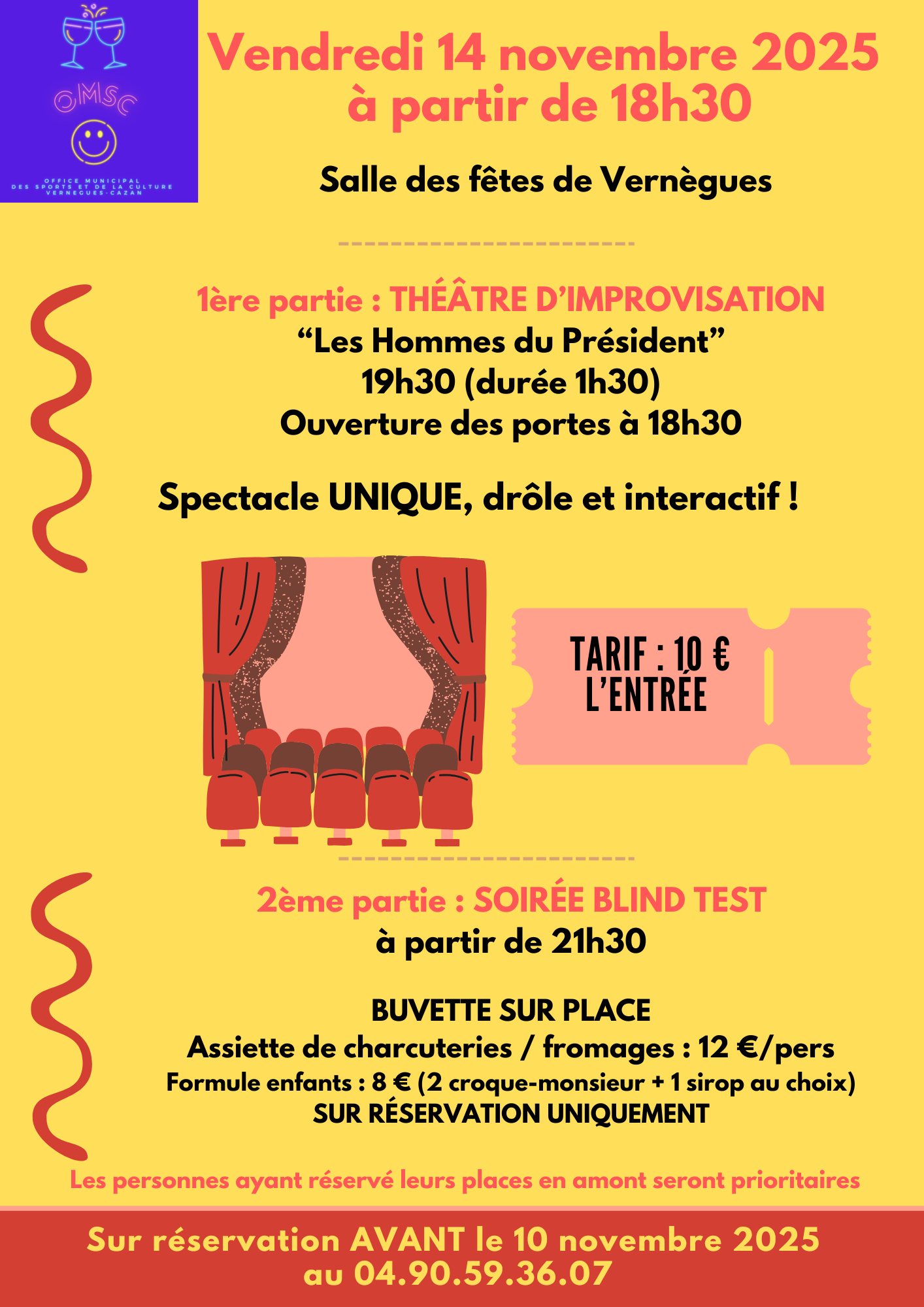 Théâtre d'improvisation : "Les Hommes du Président"