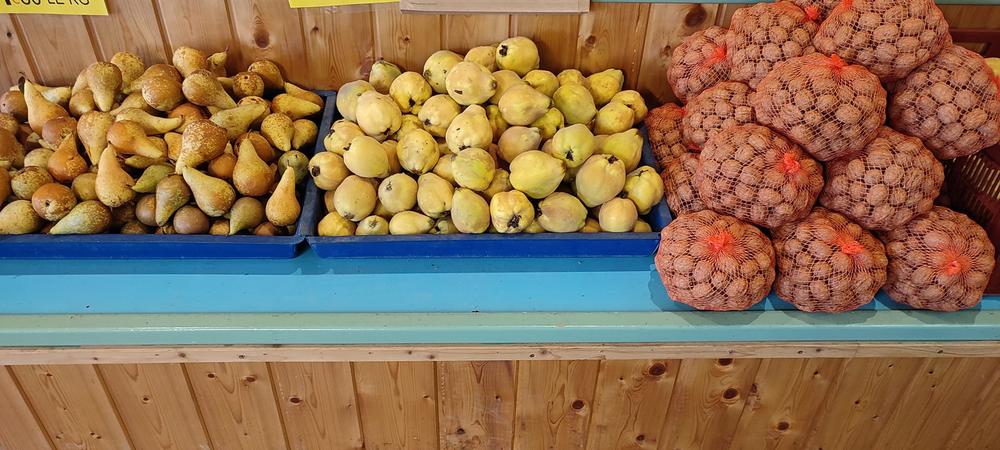 Boutique des Vergers du Bouchage, producteurs des Balcons du Dauphiné, Nord Isère