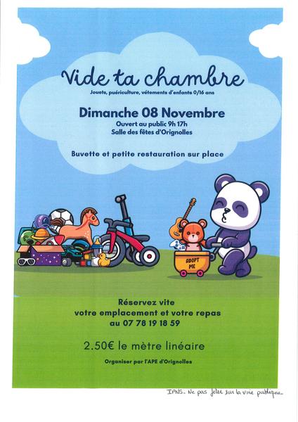 Vide ta chambre