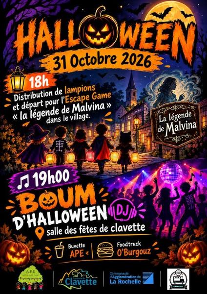 Animation - Halloween à Clavette