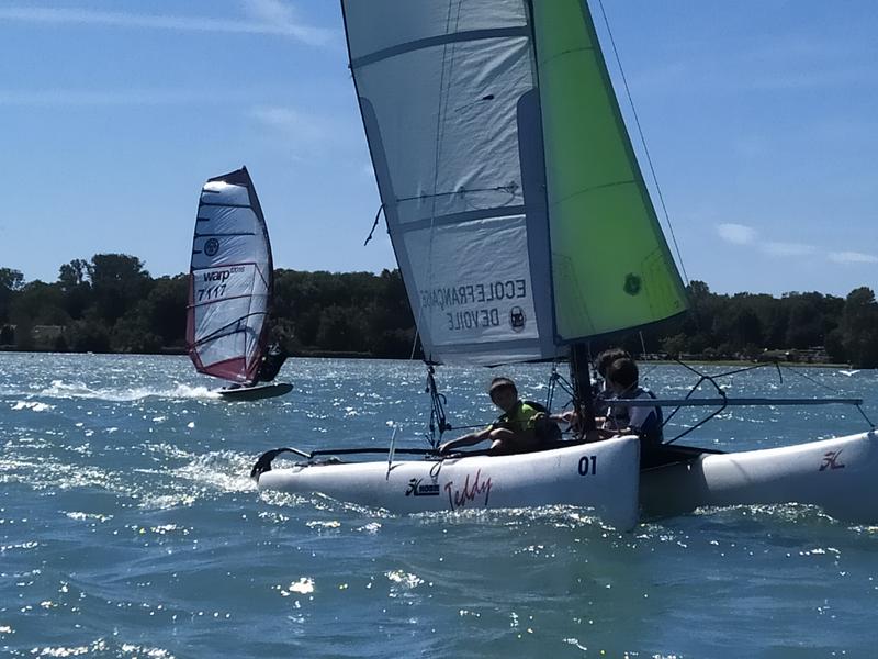 Activité voile avec Nauticlub_Serrières de Briord