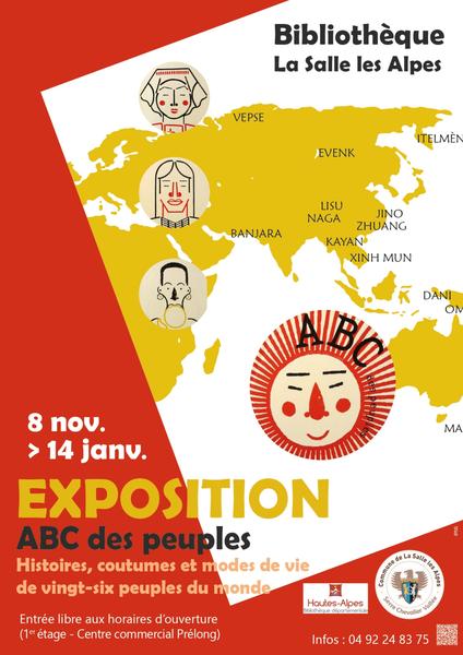 Exposition ABC des peuples_La Salle-les-Alpes - © @bibliothèque