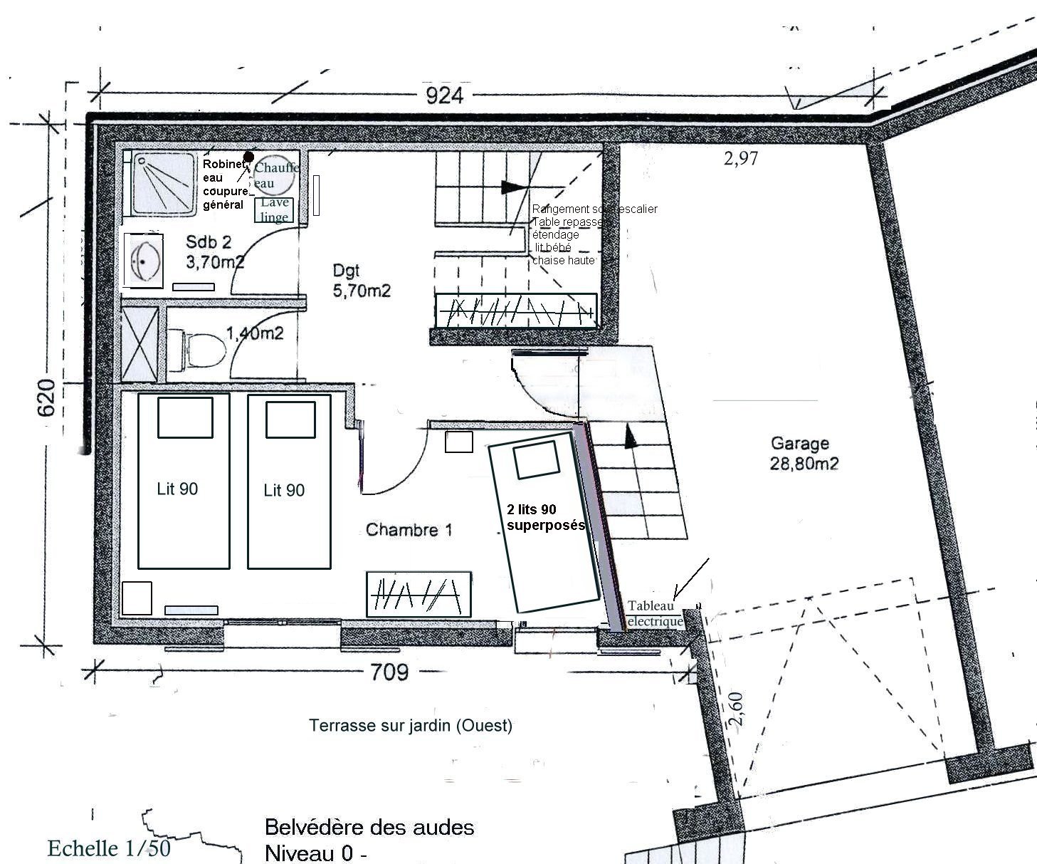 Plan - Chalet Le Belvédère des Audes SAINT-ANDRÉ-D'EMBRUN