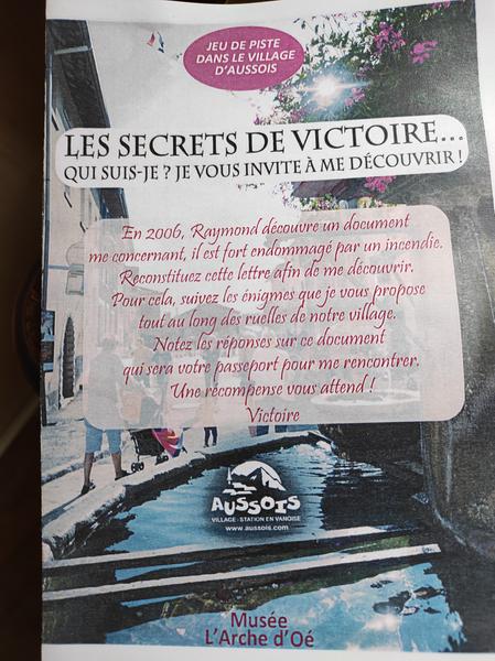 Les Secrets de Victoire - Jeu de piste espion en Savoie à Aussois_Aussois