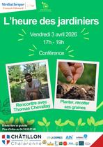 Rencontre-conférence - "Planter, récolter ses graines".