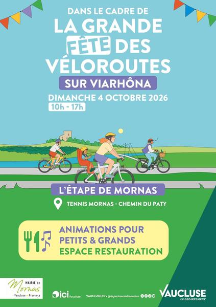 La grande fête des véloroutes l'étape de Mornas>