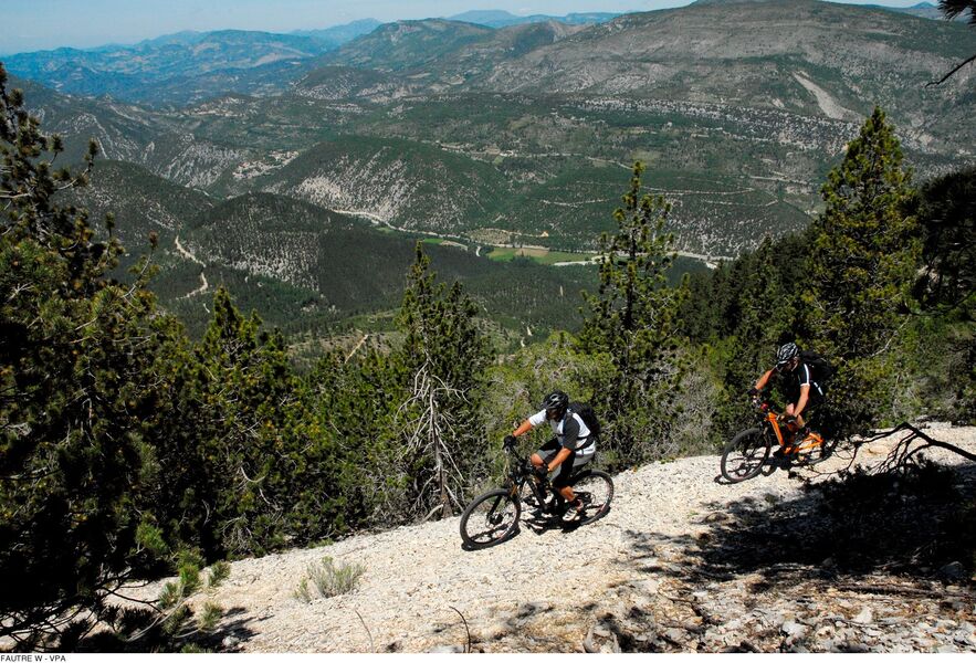 Balcons Nord Ventoux - Grande traversée VTT de Vaucluse