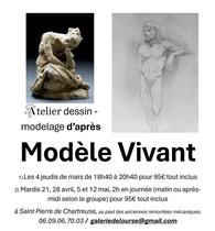 Atelier dessin-modelage d'après- modèle vivant_Saint-Pierre-de-Chartreuse