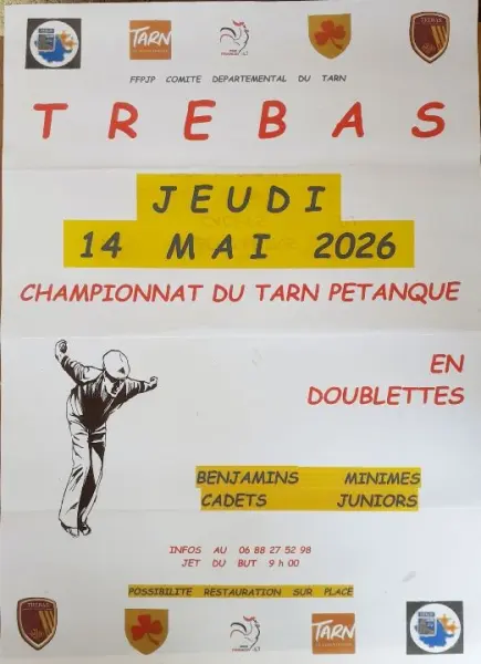 Championnat du Tarn de Pétanque en doublettes