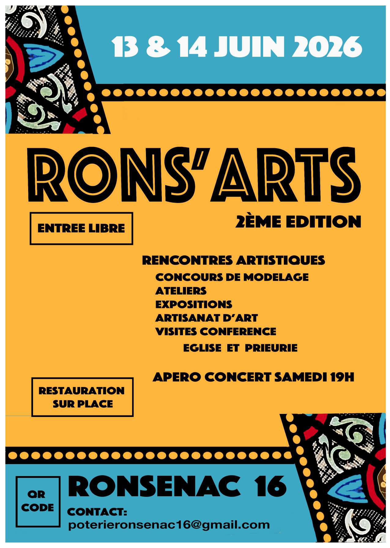 Rons'Arts : rencontre artistiques - 2ème édition