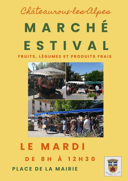 Marché estival