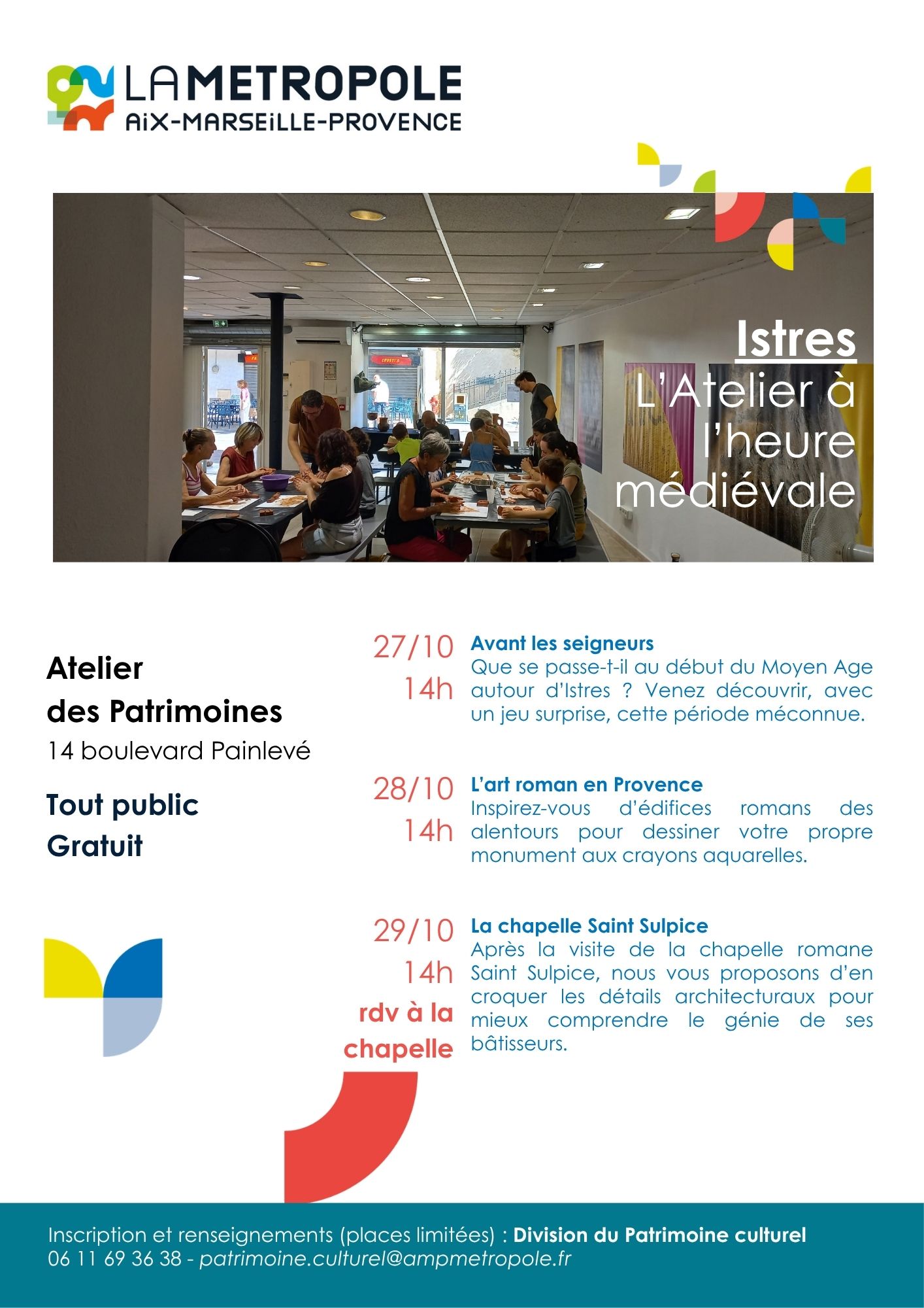 L'atelier des patrimoines à l'heure médiévale