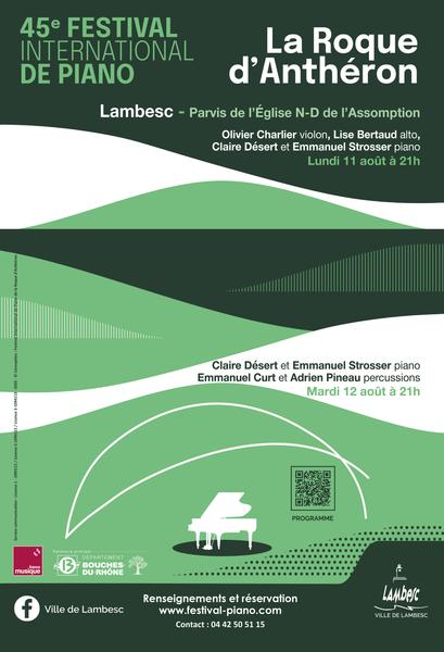 Festival International de piano de La Roque d'Anthéron à Lambesc