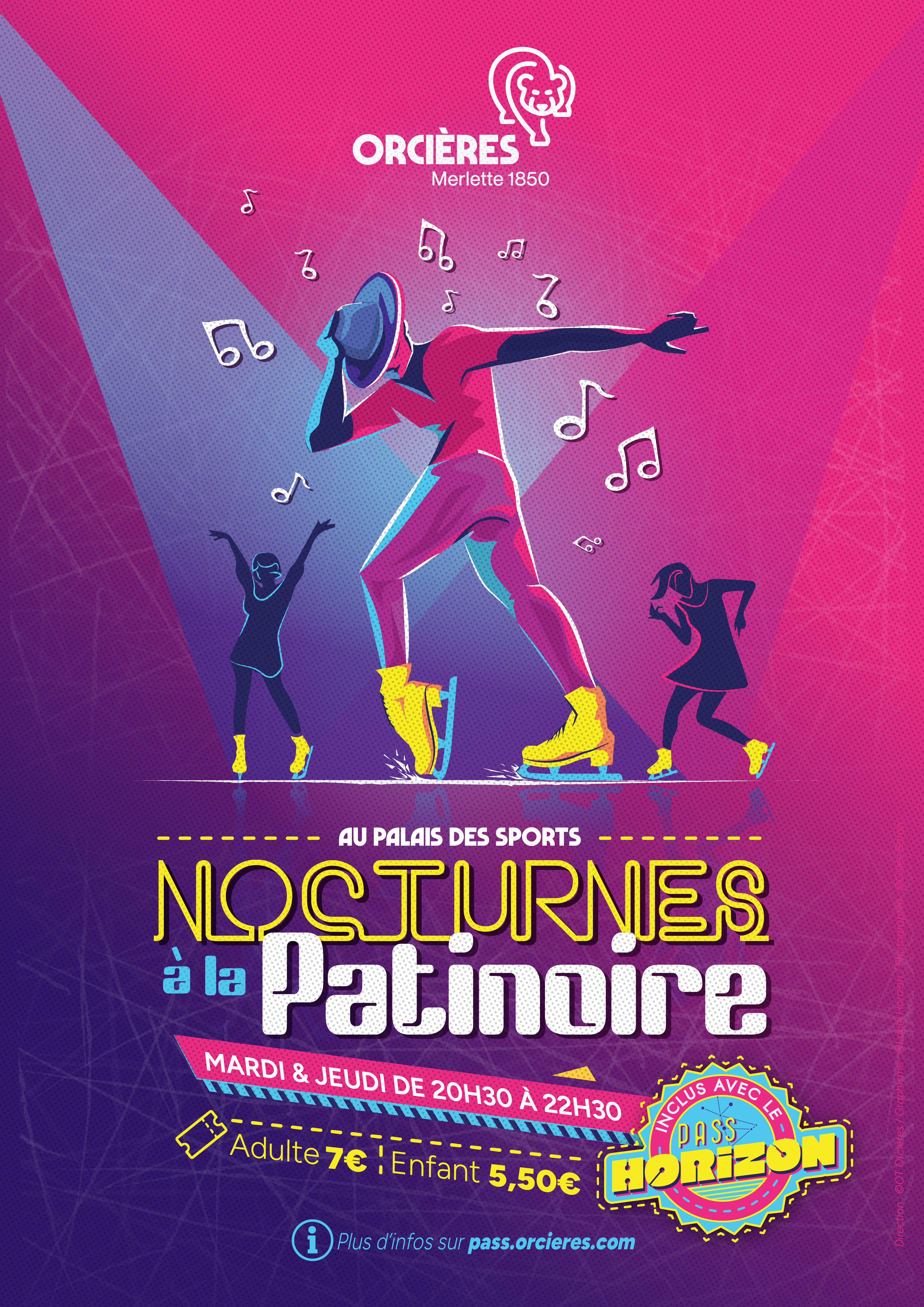 La nocturne de la patinoire !