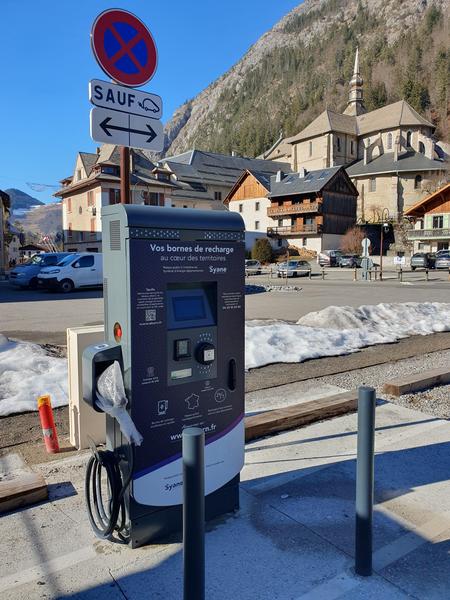 Borne de recharge véhicules électriques Abondance_Abondance