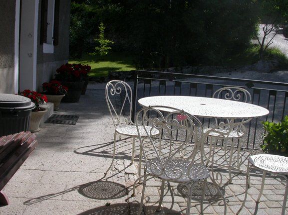 Terrasse - Ferme de Milly