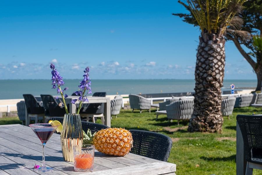 Terrasse de notre HR Beach Brasserie