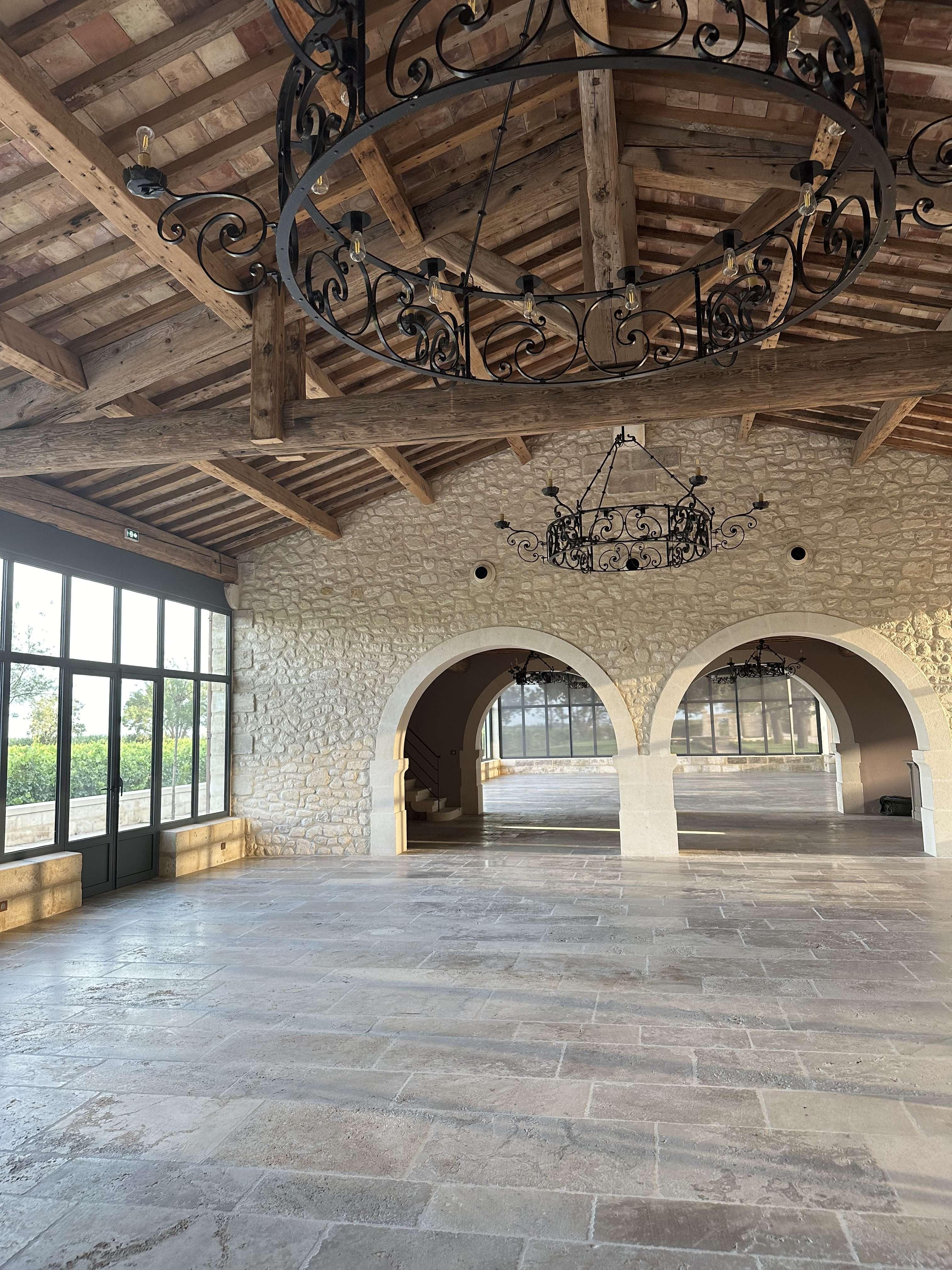 Salle de réception du Domaine du Mas de Rey