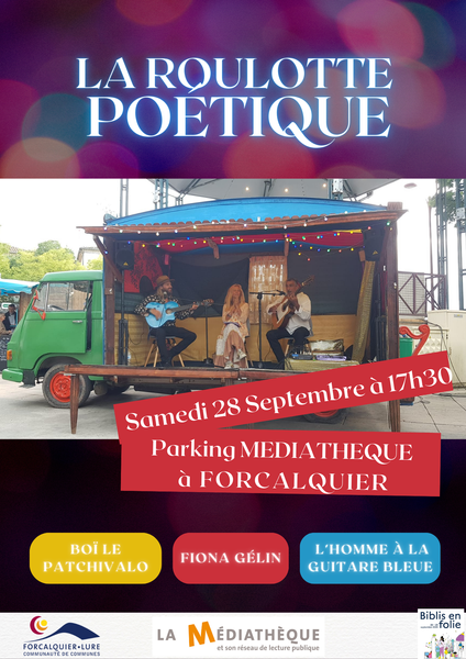 La roulotte poétique Le 28 sept 2024