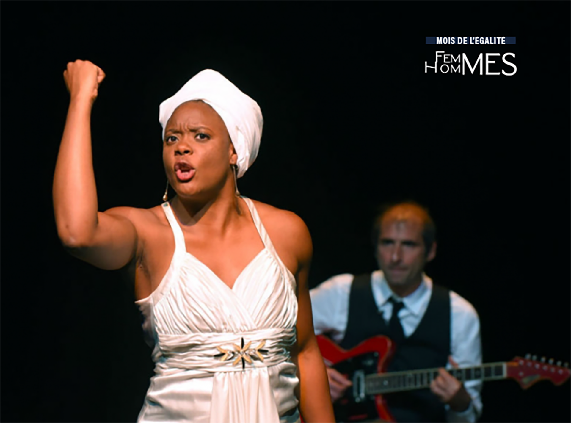 Portrait de Ludmilla en Nina SImone