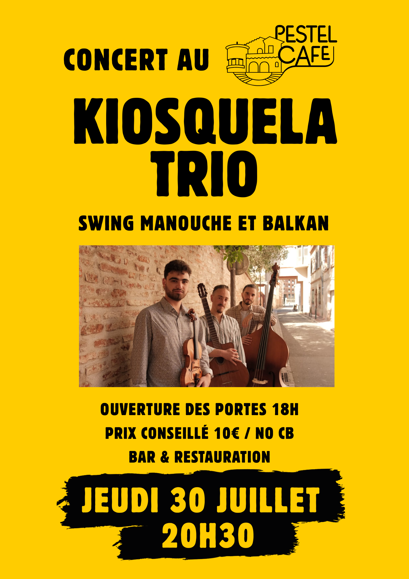 Concert - Jazz Swing - Kiosquela Trio