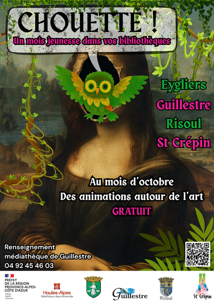 - © médiathèque 'Chouette', un mois jeunesse dans les bibliothèques_Guillestre - © médiathèque