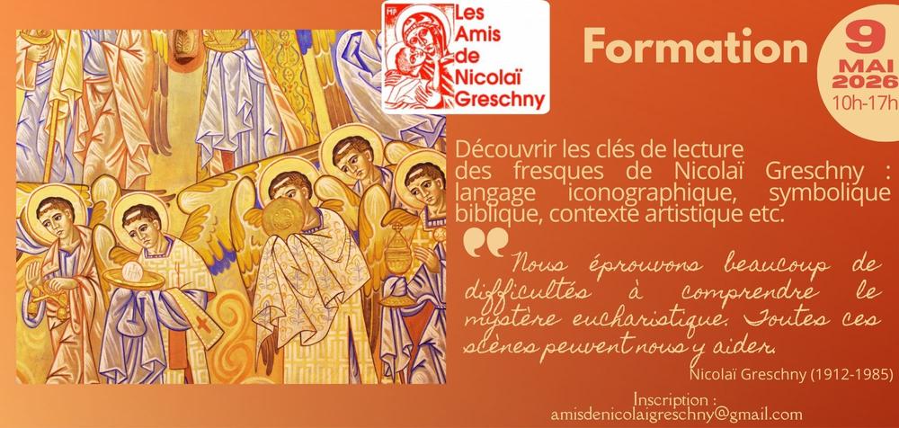 Formation et échanges : clés de lecture pour découvrir et approfondir les fresques de Nicolaï Greschny