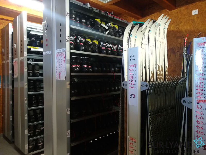 Chaussure + ski de fond