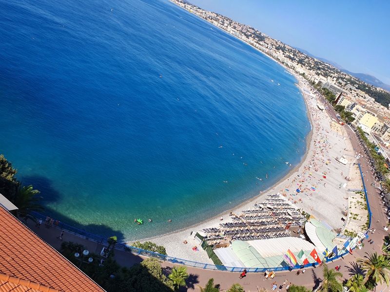 Nice Cote d'Azur, old town and promenade des anglais