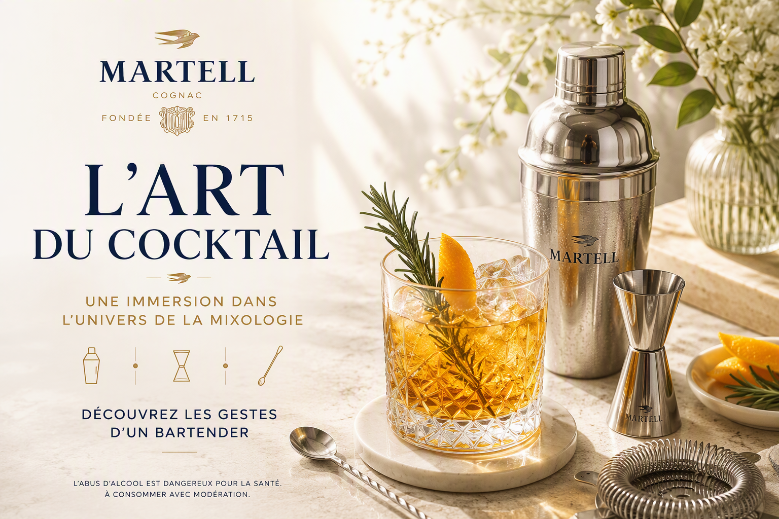 L'art du cocktail | Chez Martell