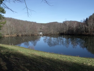 Lacapelle-en-Vézie trout fishing pond