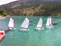 Activités nautiques sur le lac de Castillon