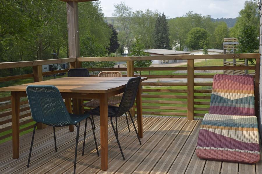 Terrasse HLL Camping de L'Ombrade