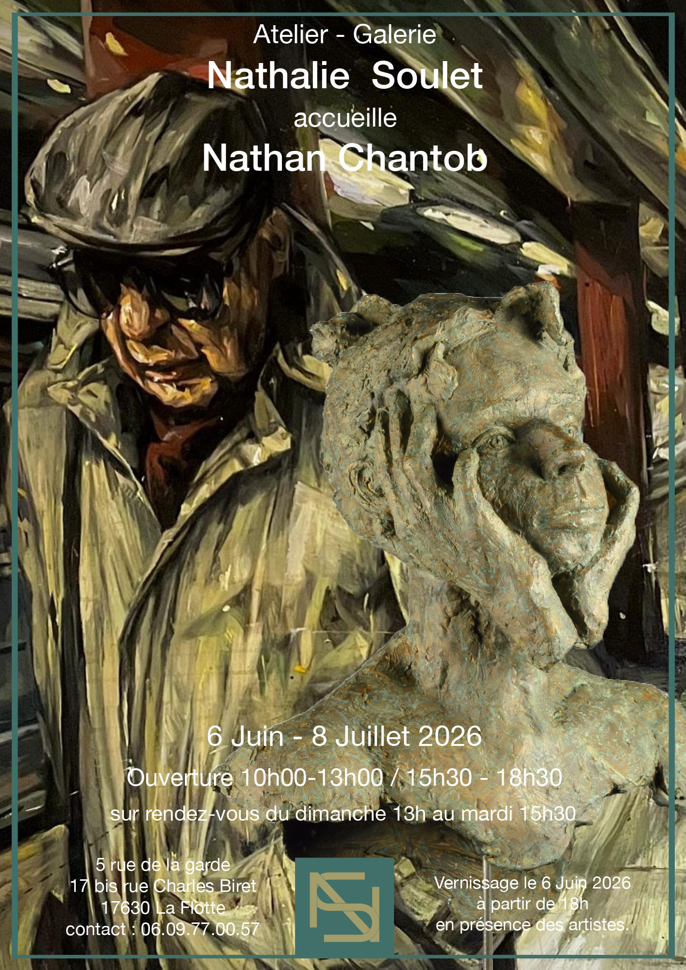 Exposition à la galerie Nathalie Soulet - Nathan Chantob