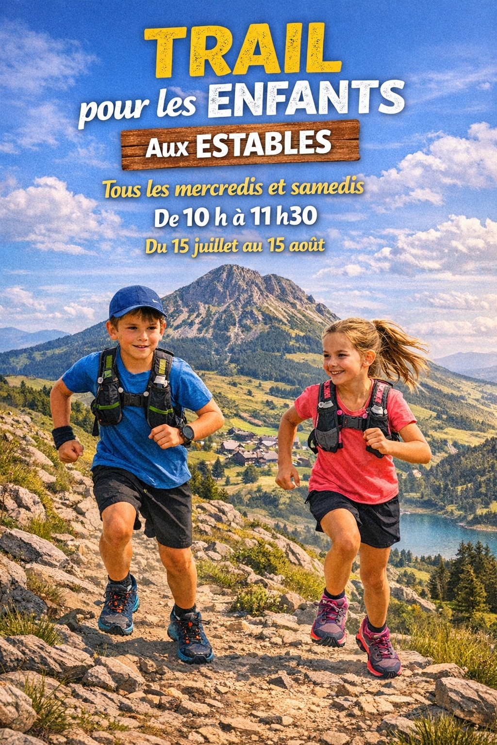 Séances trail pour enfants