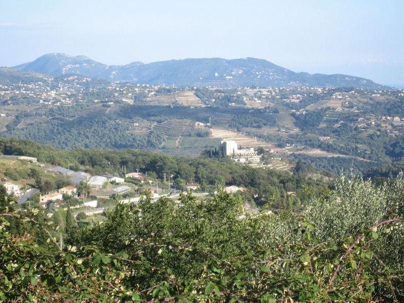 Gîte Bellevue-Vue depuis le gîte-Tourrette-Levens-Gîtes de France des Alpes-Maritimes