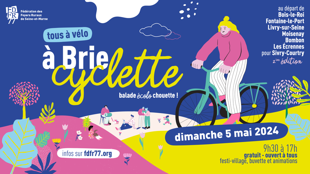À Brie Cyclette : le parcours de Sivry-Courtry Le 5 mai 2024