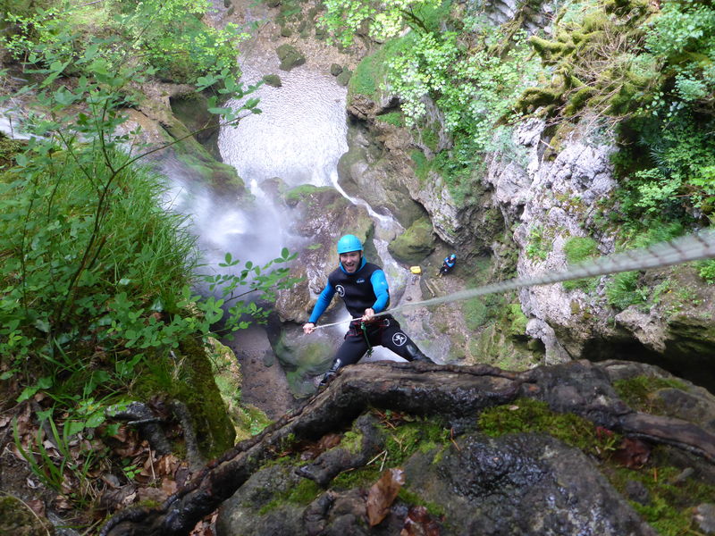 Taupe canyon - canyoning
