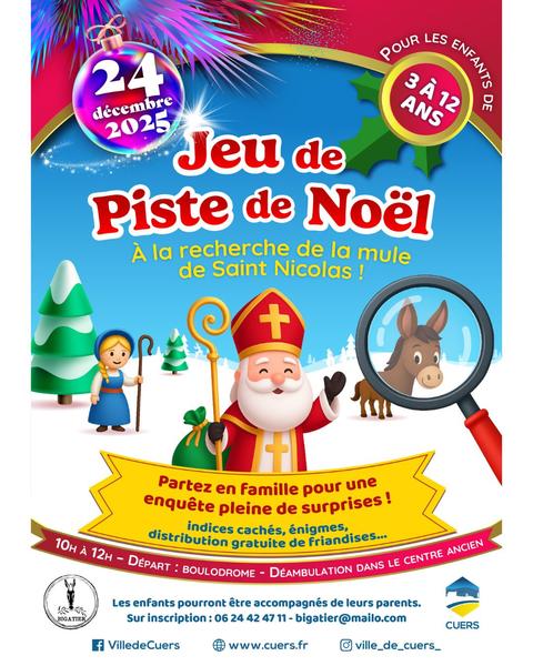 Jeu de piste de Noël : À la recherche de la mule de Saint Nicolas