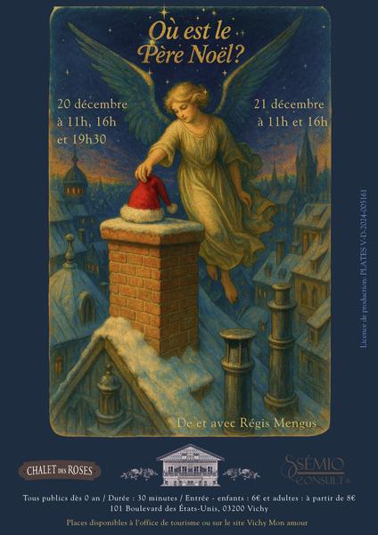 Spectacle jeune public "Où est le Père Noël ? Un conte de Noël...