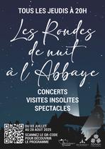Les Rondes de nuit à l’Abbaye | Déambulation musicale | Du vent dans l'Abbaye