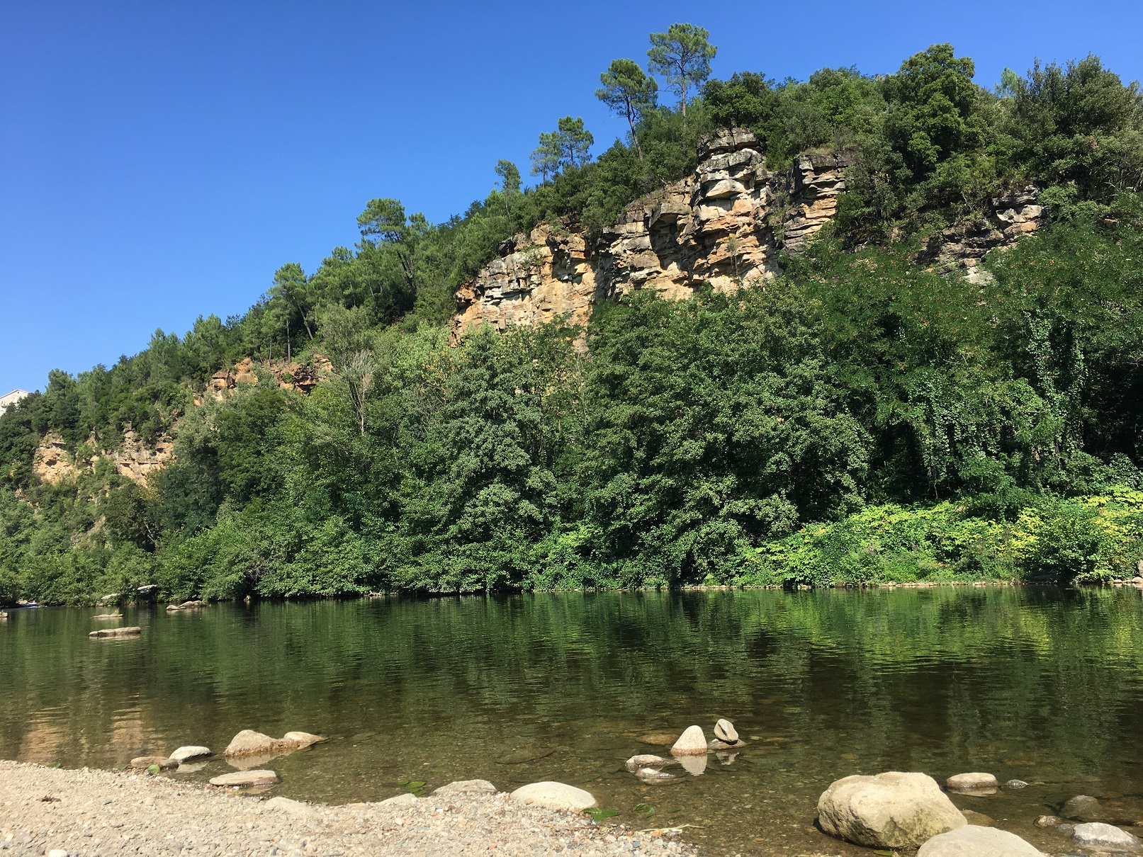 camping avec rivière
