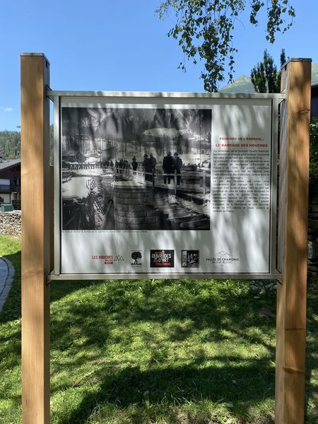 Exposition temporaire Ouvrages d'arts aux Houches 1860-2023