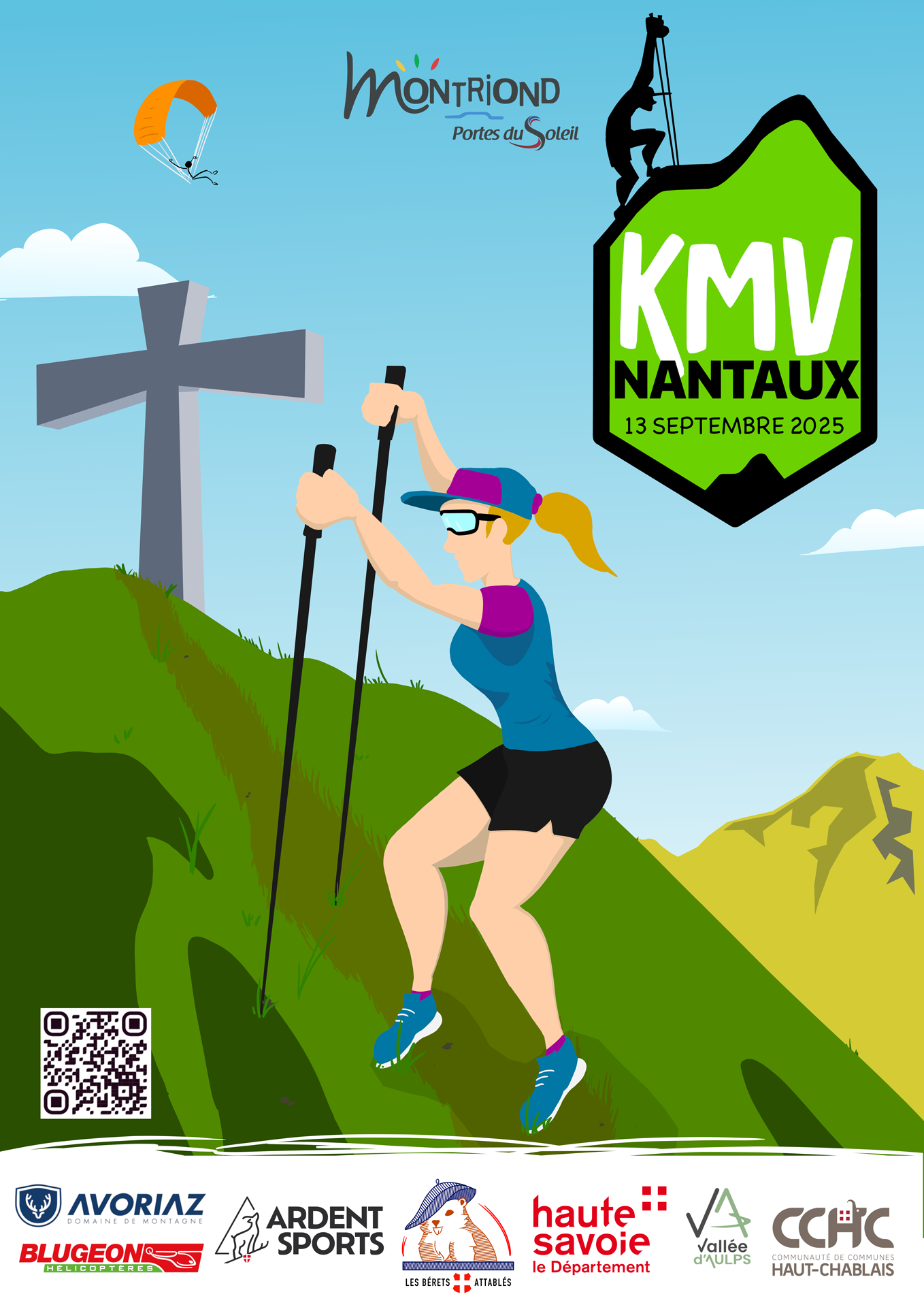 Retour du kilomètre vertical de Nantaux à Montriond.